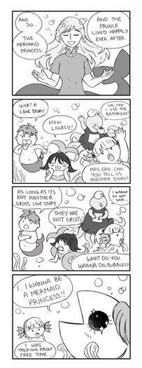 Mermaid Princess Comic